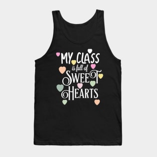 Teacher and Student Valentines Day T Shirt Class Sweet heart Tank Top